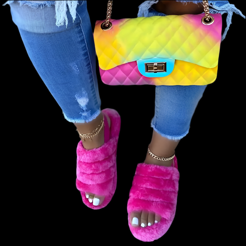 Sandals+ Bag Set Rainbow - Luxa Rova