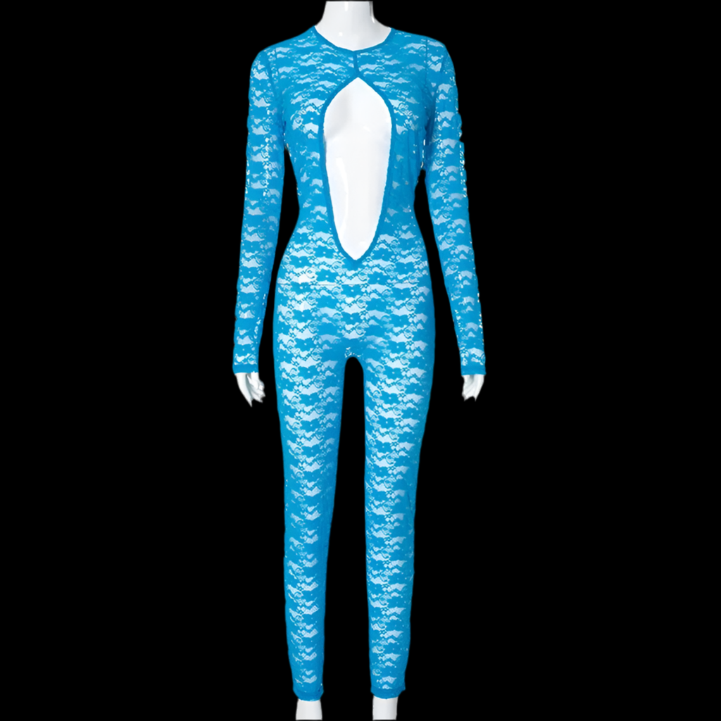 Lace See Through Jumpsuit