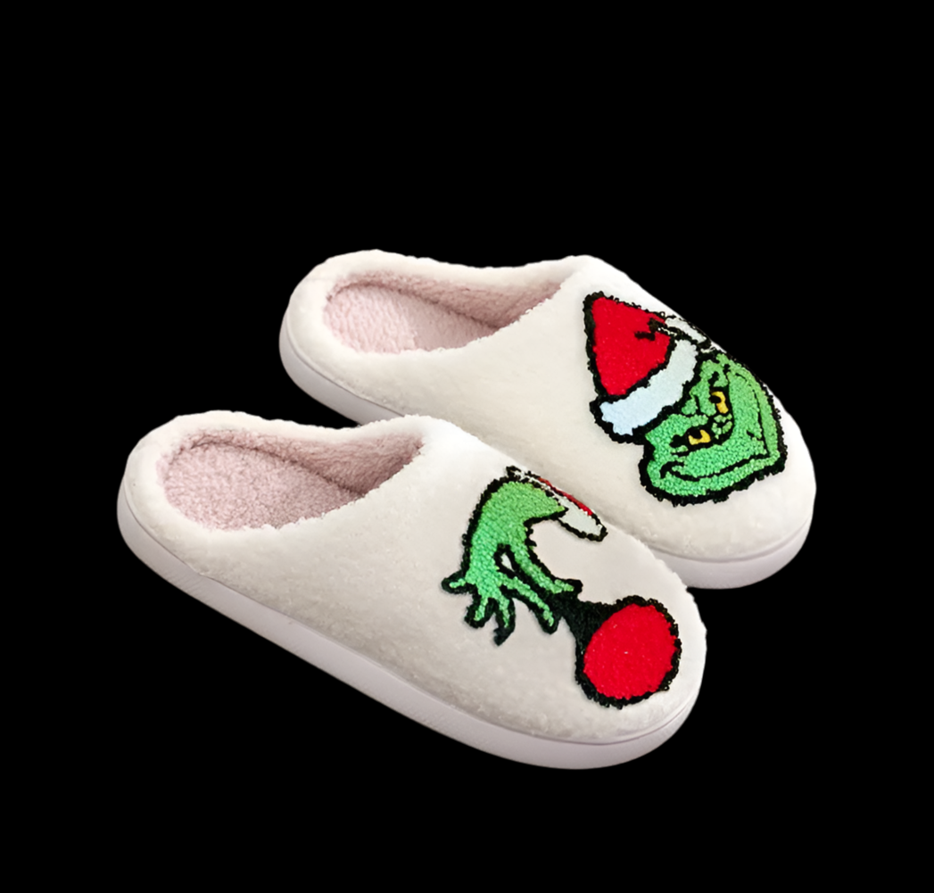 Grinch Slippers Pre Order - Luxa Rova