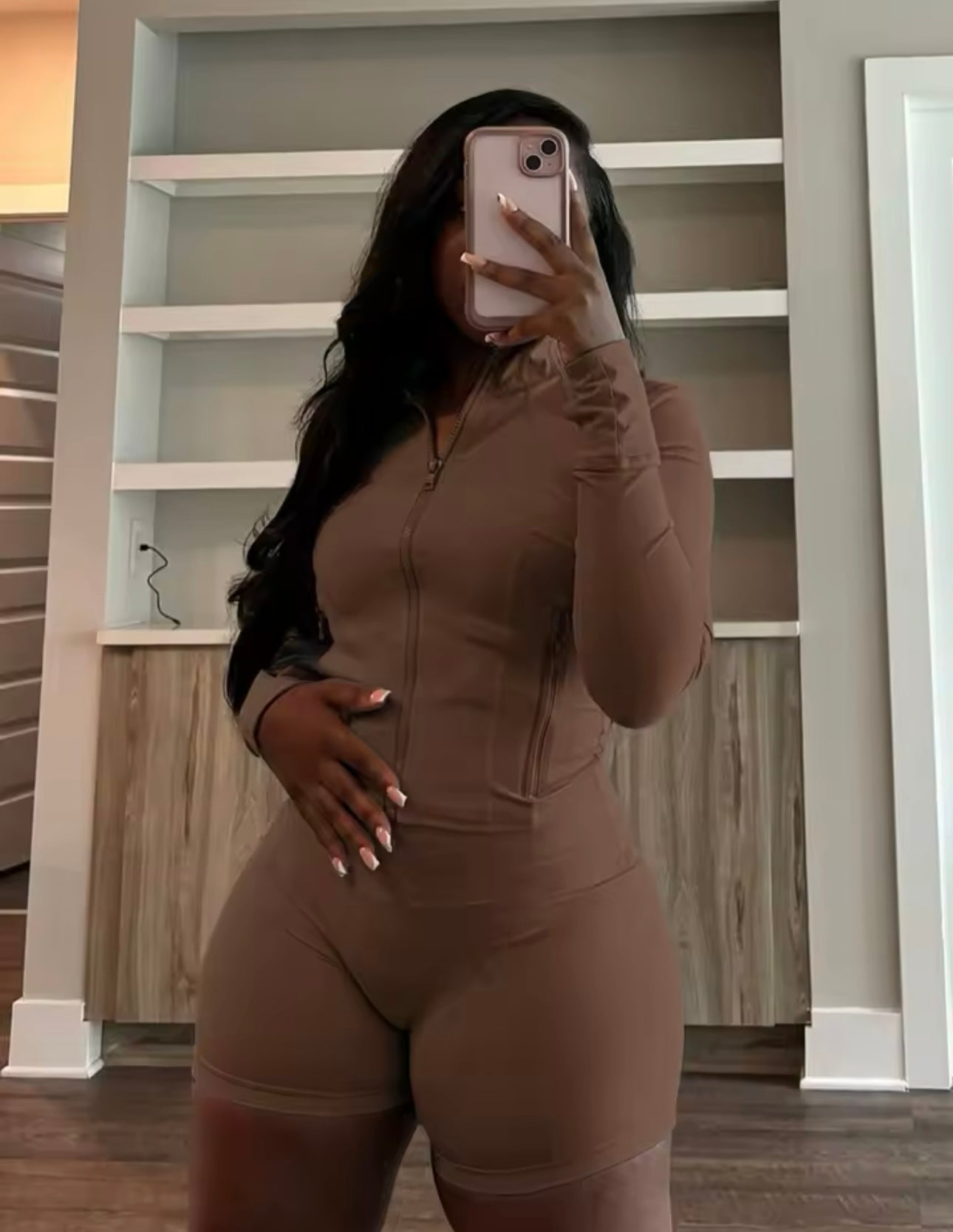 2 Piece sets women sexy two piece sets women clothing activewear loungewear gym fitness sets zip up jacket and shorts set tracksuit outfits
