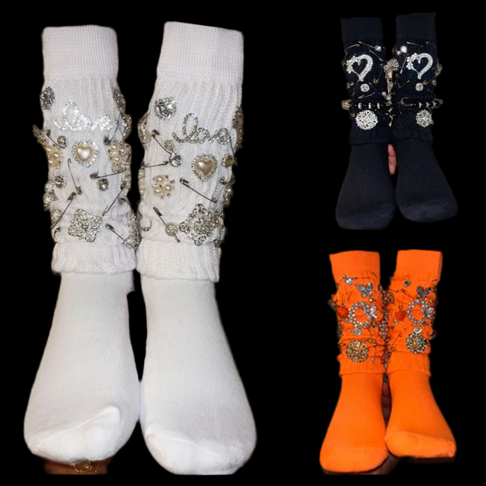 Slouch Socks With Charms - Luxa Rova