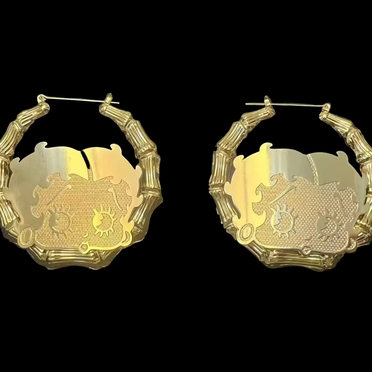 Betty Boop Bamboo Earrings