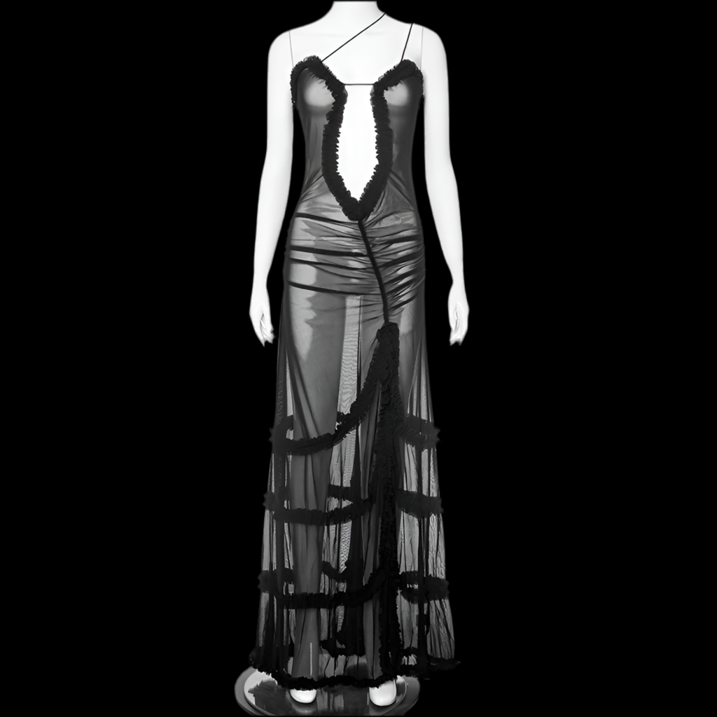 Slim Halter Maxi Dress - Luxa Rova