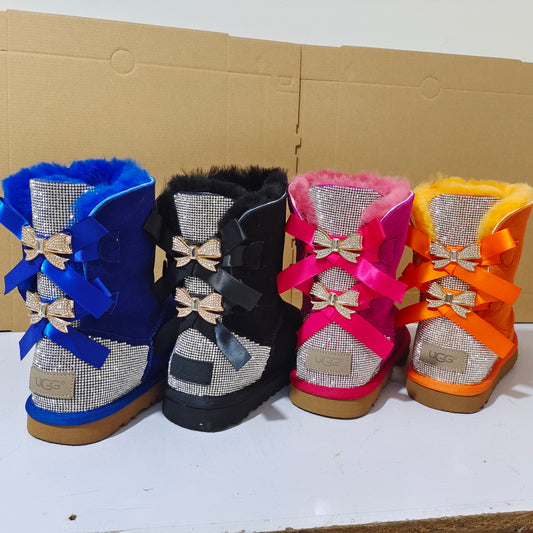 Diamond Uggs with Bows