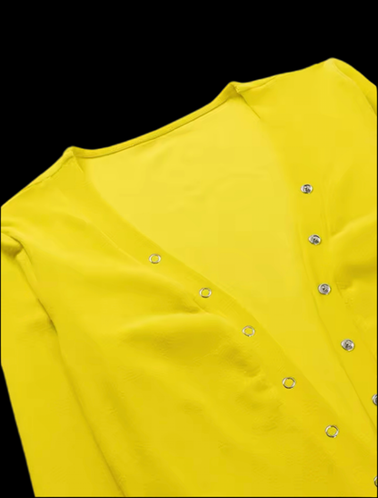 Hey Baby Onesie YELLOW - Luxa Rova 