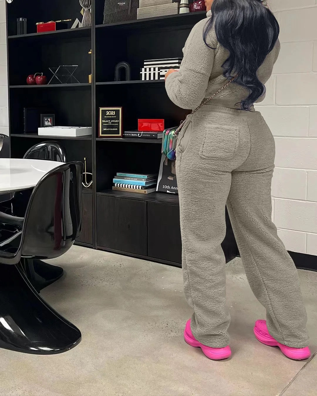 Women’s Jogger thicken fleece sweatsuit - Luxa Rova 