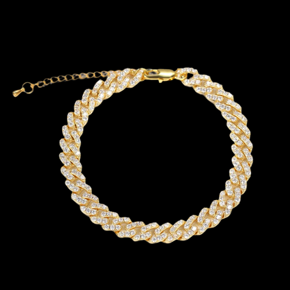 9mm Cuban Chain Anklet - Luxa Rova 