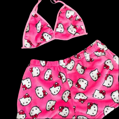 Hello Kitty Two Piece Short Set - Luxa Rova 