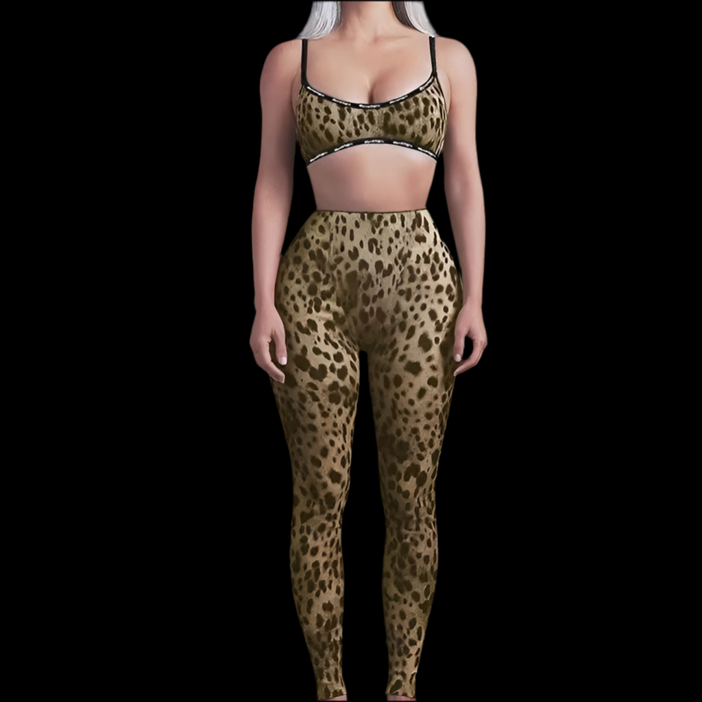 Leopard Slim Set