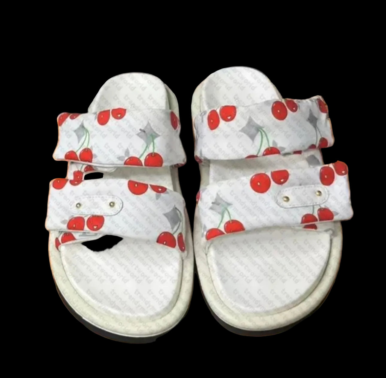 Double Strap Cherry Sandals