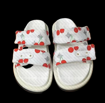Double Strap Cherry Sandals
