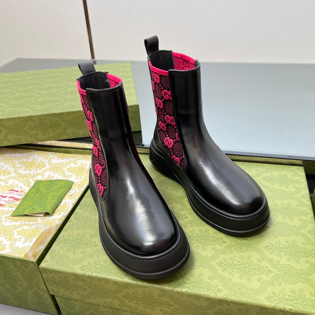 Gucci Neon High Top Boots