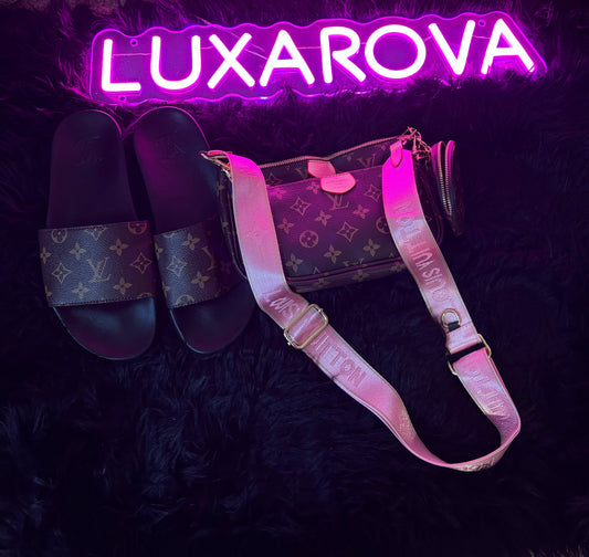 LV slides + Crossbody Bag