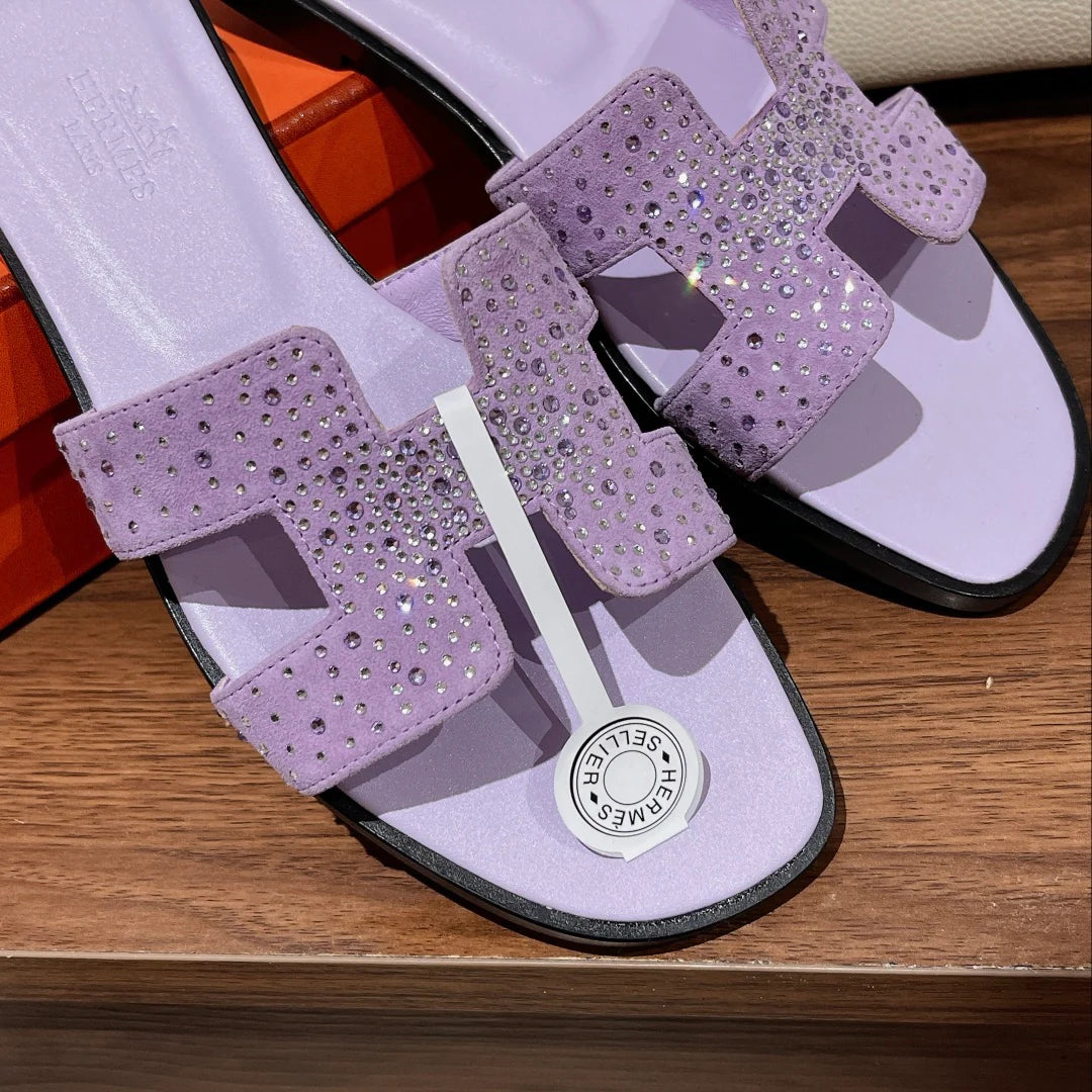 'MES PURPLE SANDAL