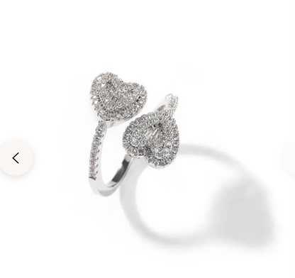 Twisted Heart Ring