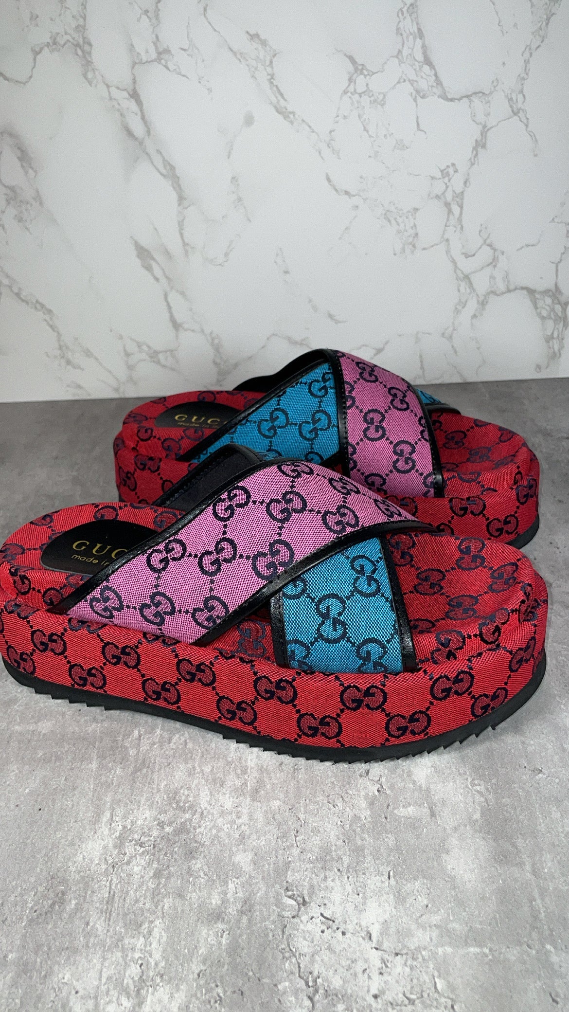 Gucci Sandals RED/BLUE