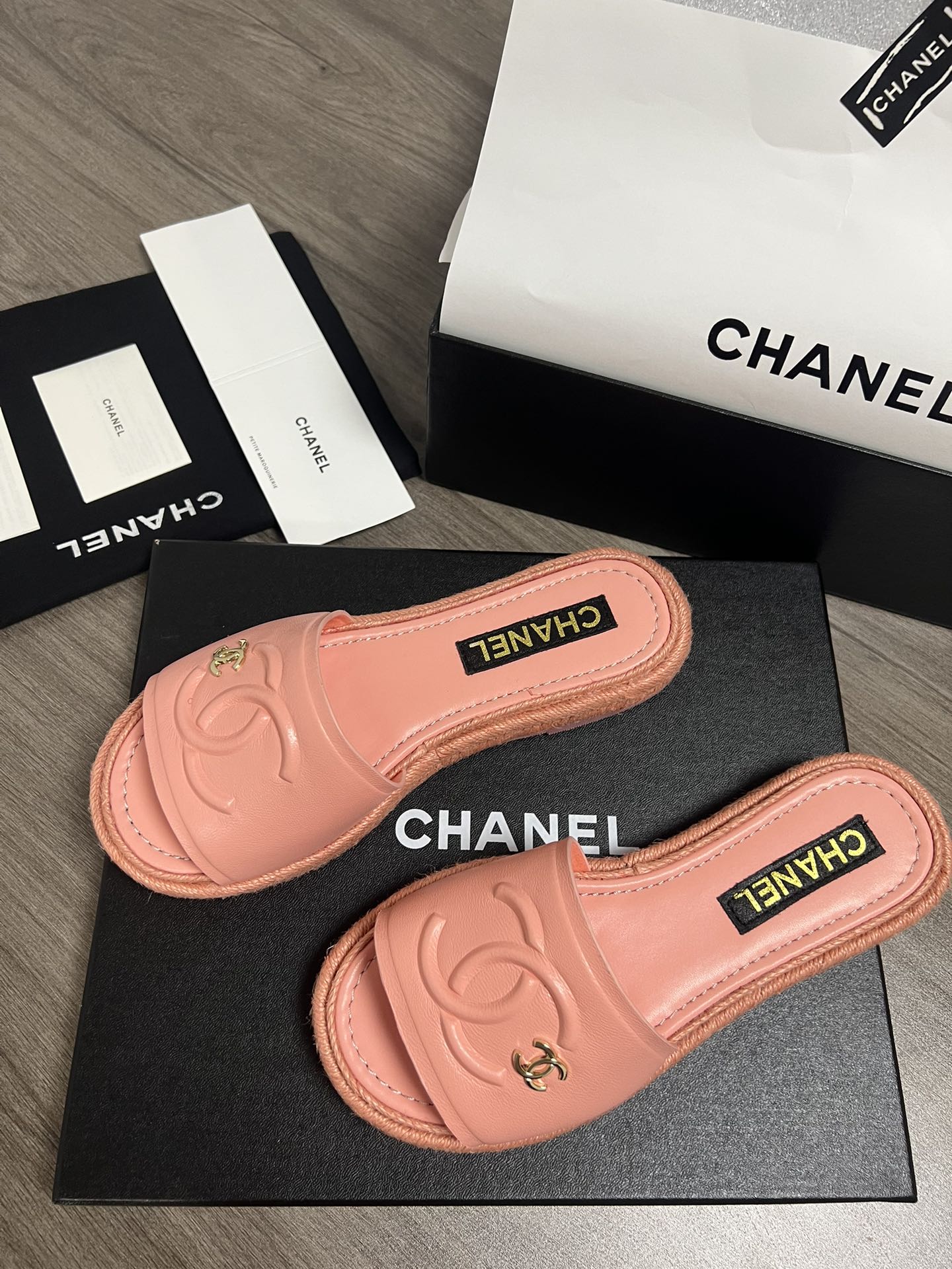 Chanel Sandals PEACH