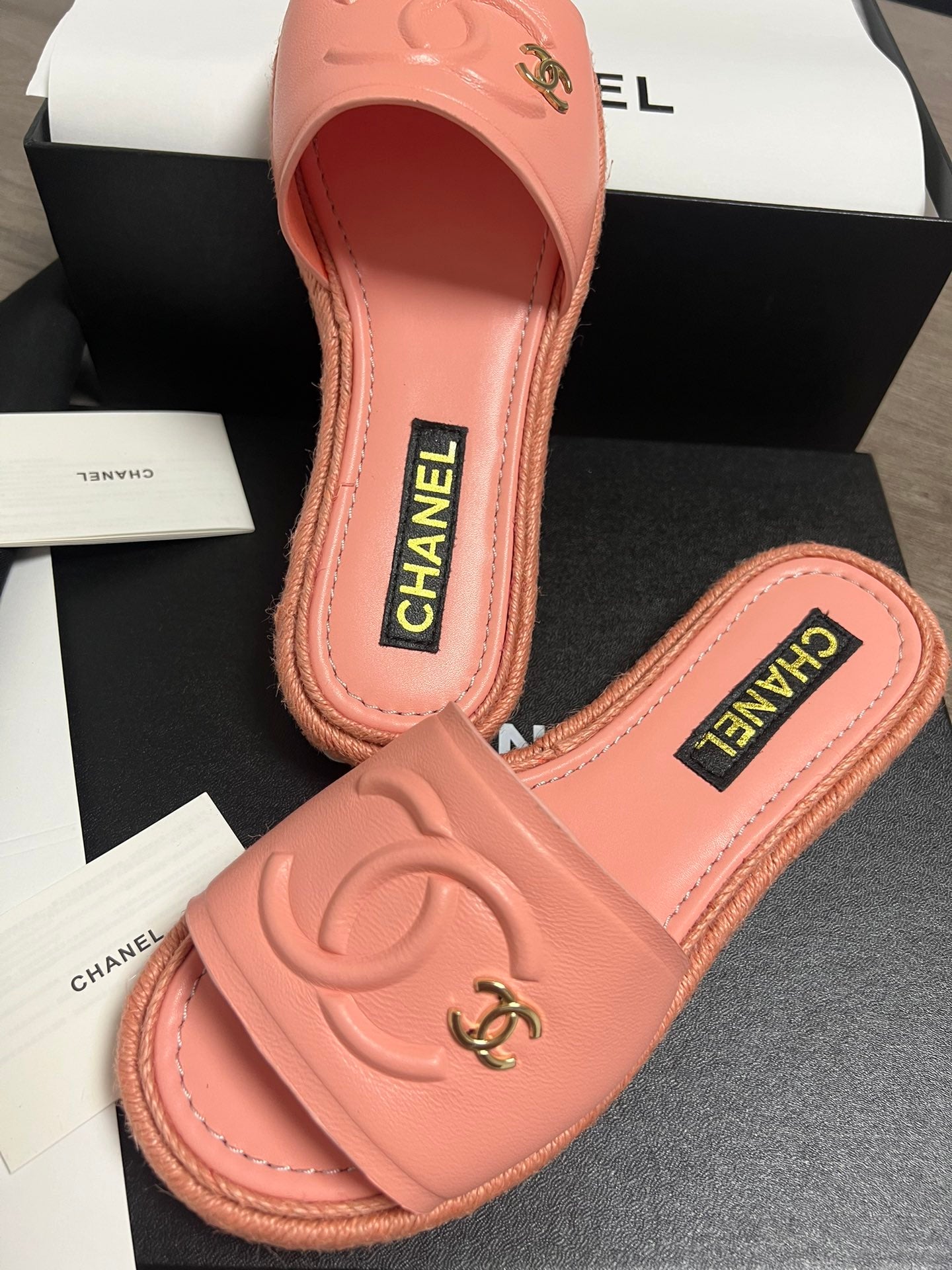 Chanel Sandals PEACH