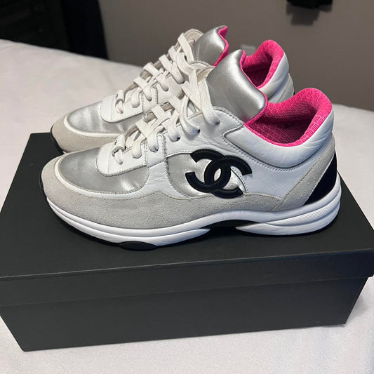 Chanel Sneakers GREY/PINK