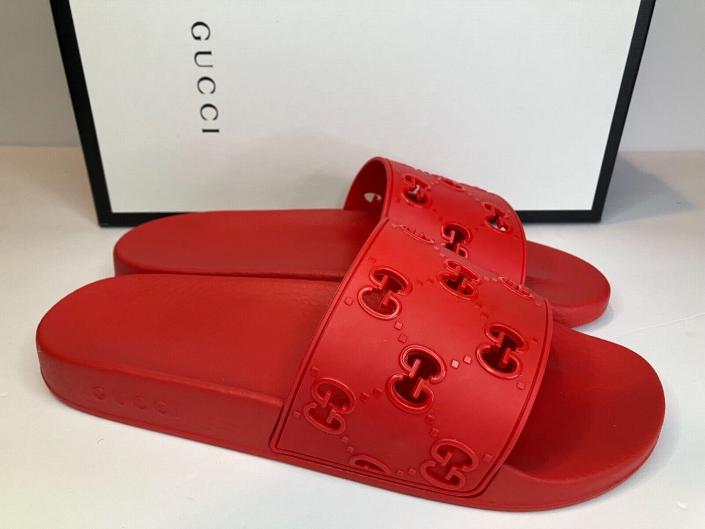 Gucci Rubber Slides RED