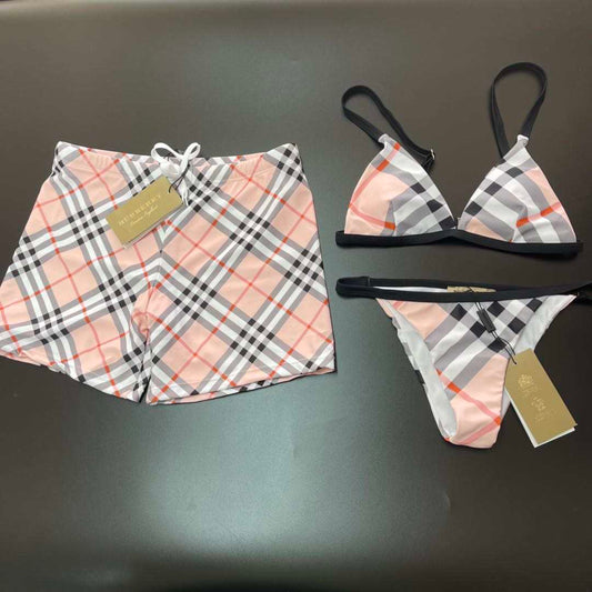 Burberry couple swimsuit set