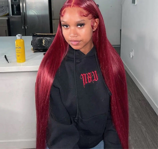 Burgundy 99j Wig