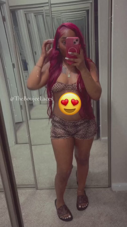 Burgundy 99j Wig