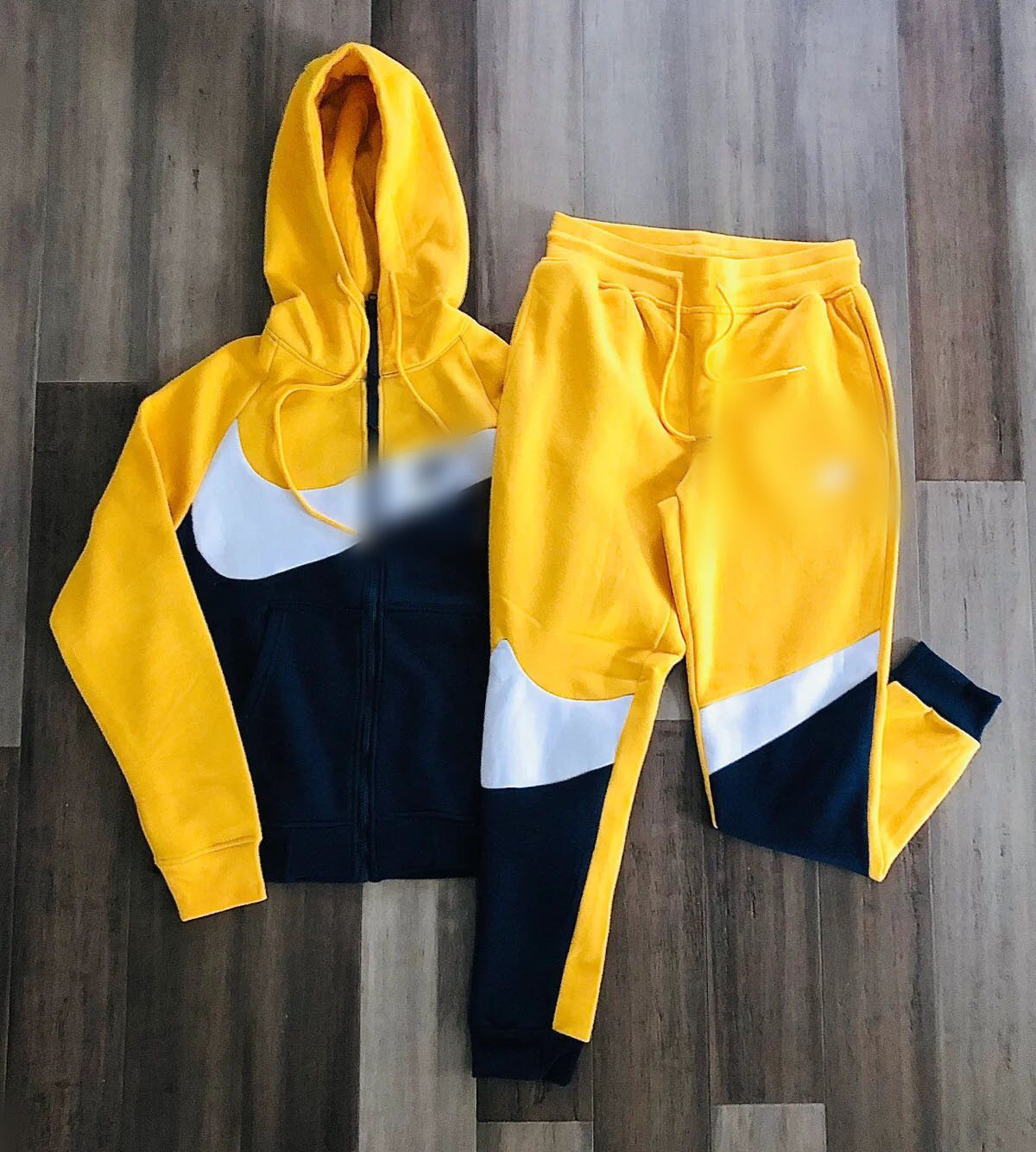 LUX N TRACKSUIT YELLOW/BLACK | LuxaRovaCo.