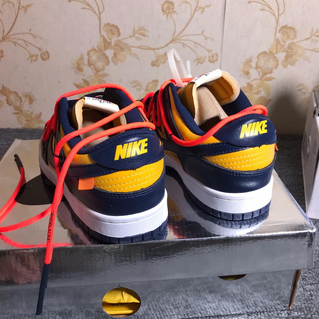 Nike Off-White x Dunk Low 'University Gold