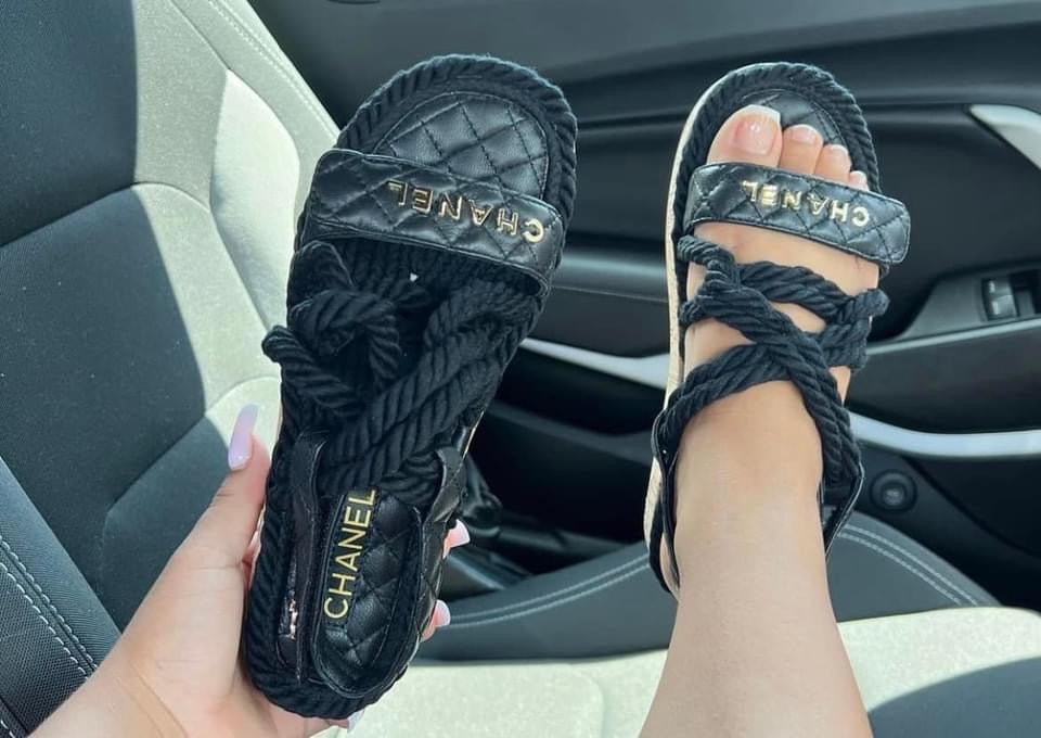 CC Rope Sandals BLACK