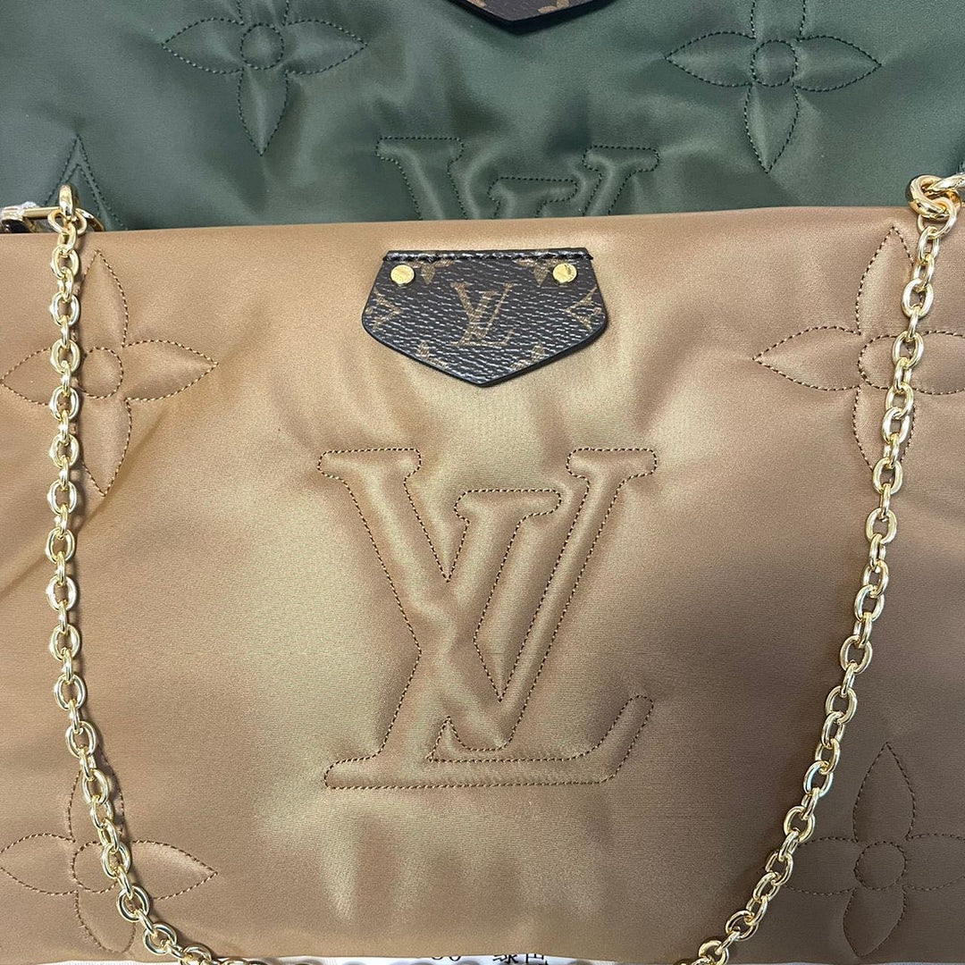 LV GREEN MONOGRAM SHOULDER BAG