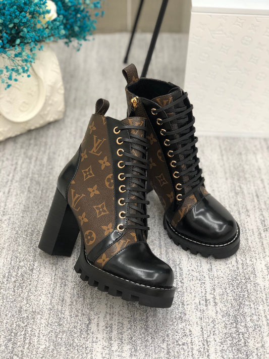 Louis Vuitton heel boots