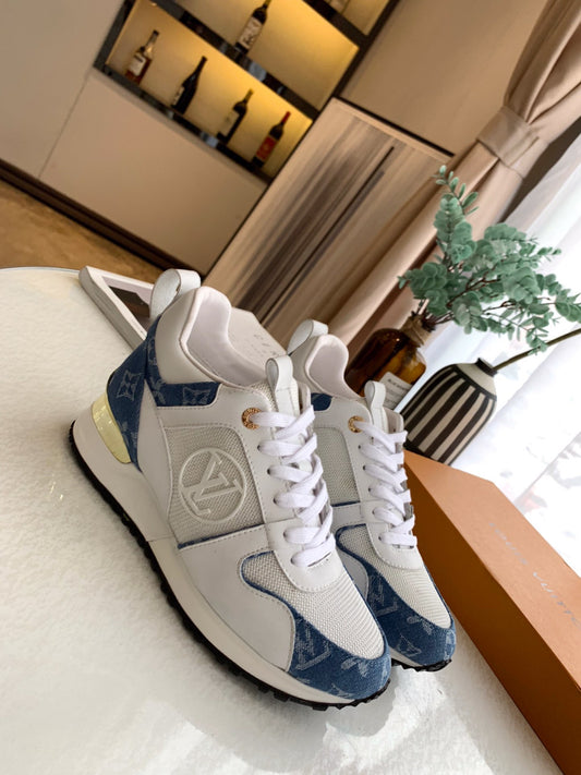 LV Monogram Sneakers Blue Jean