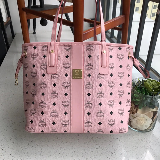 MCM PINK TOTE BAG PINK