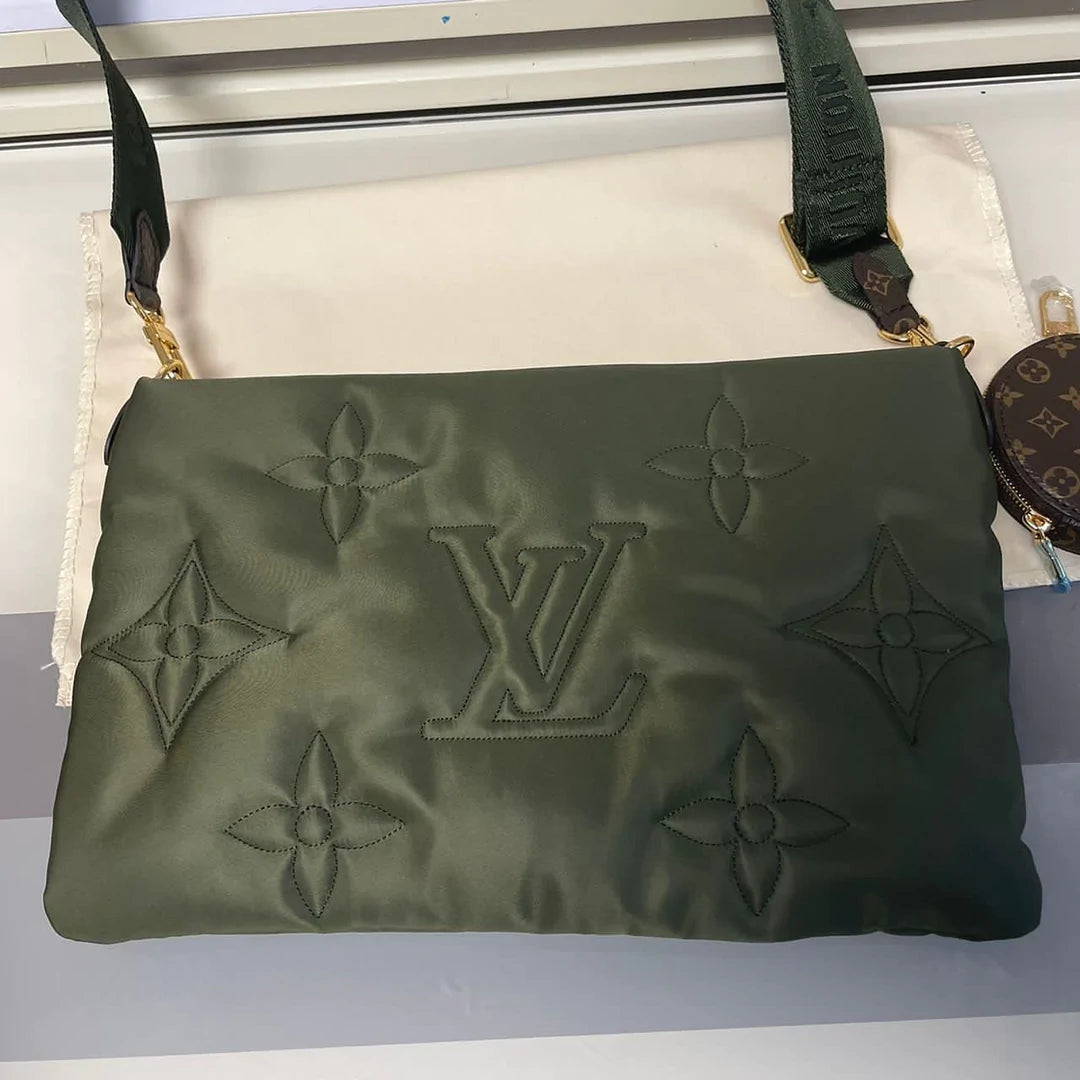 LV GREEN MONOGRAM SHOULDER BAG