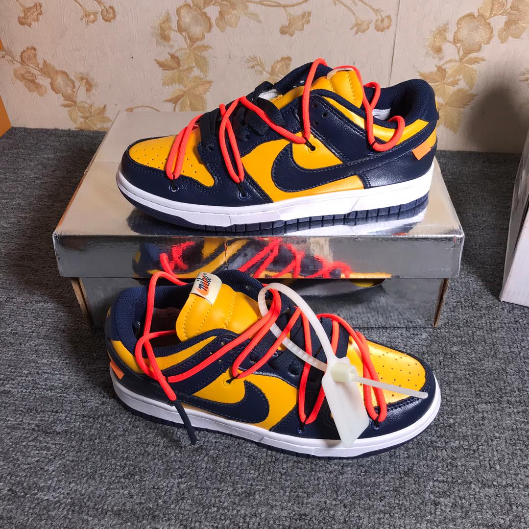 Nike Off-White x Dunk Low 'University Gold