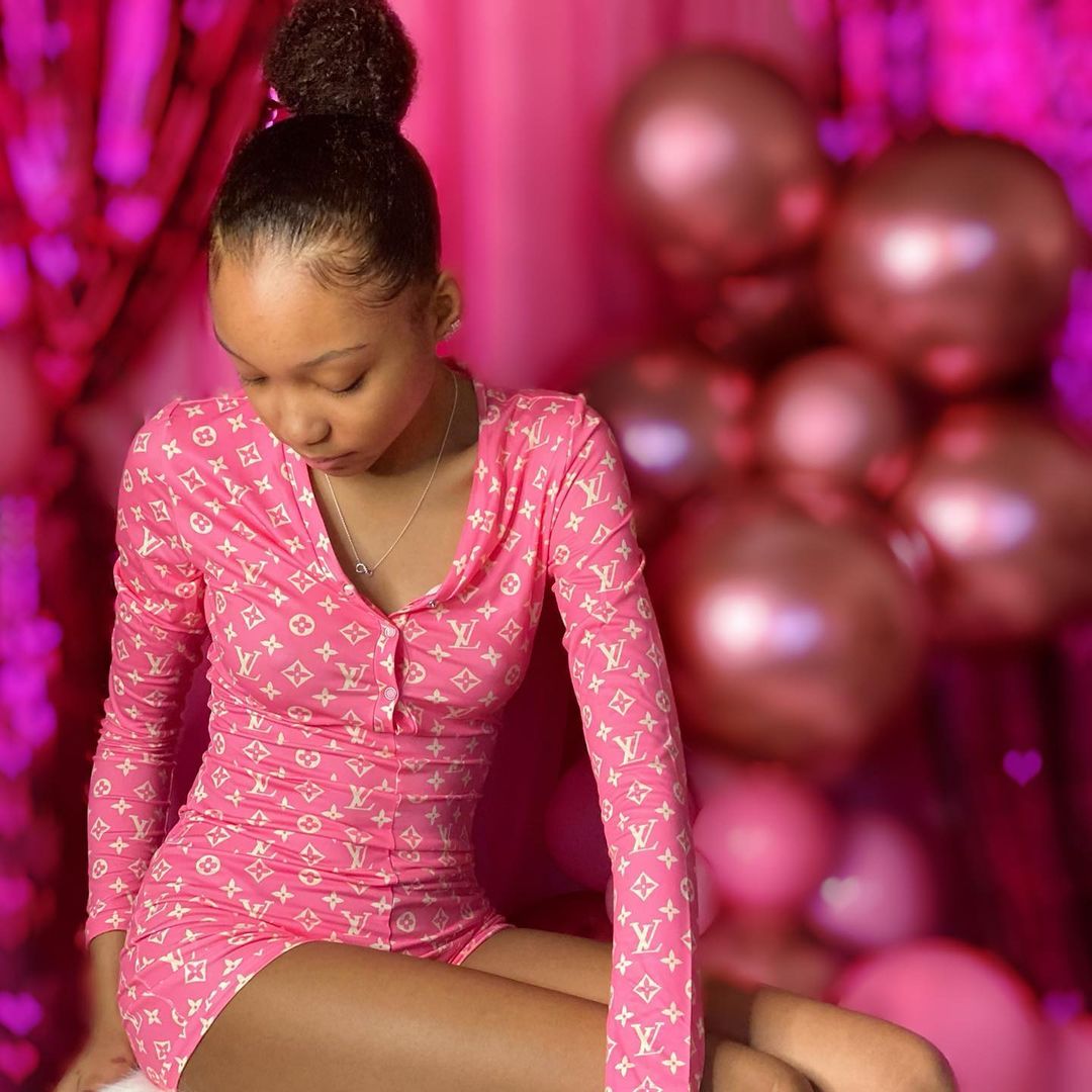 LV PINK ONESIE