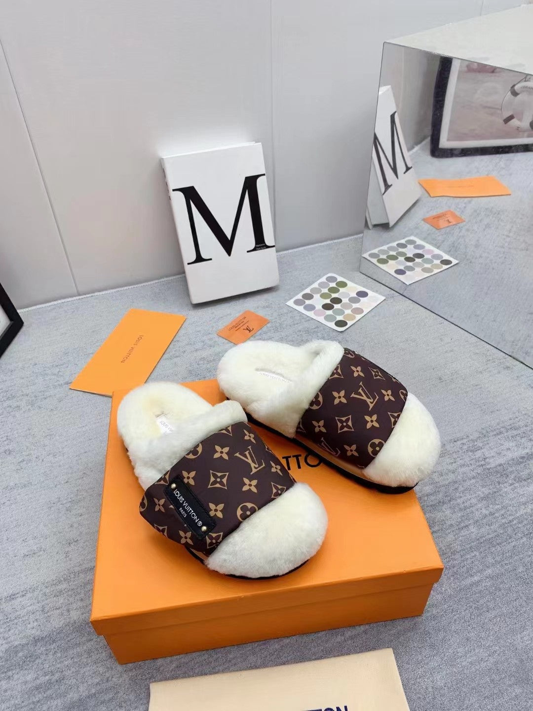 LV Slip On Slides