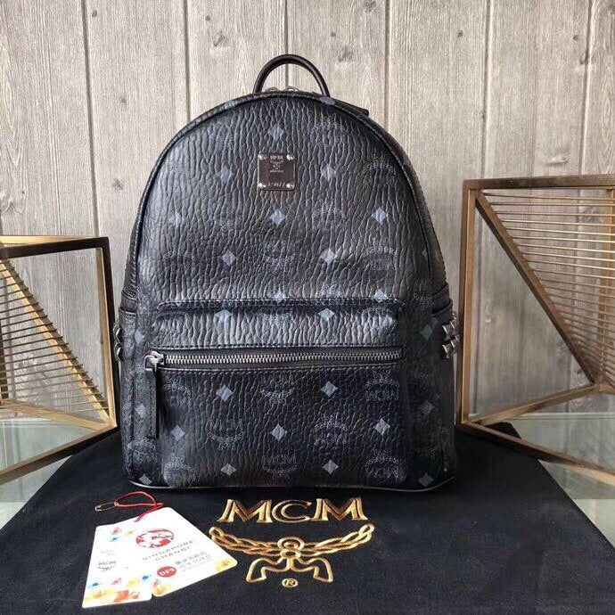 MCM BLACK BACKPACK