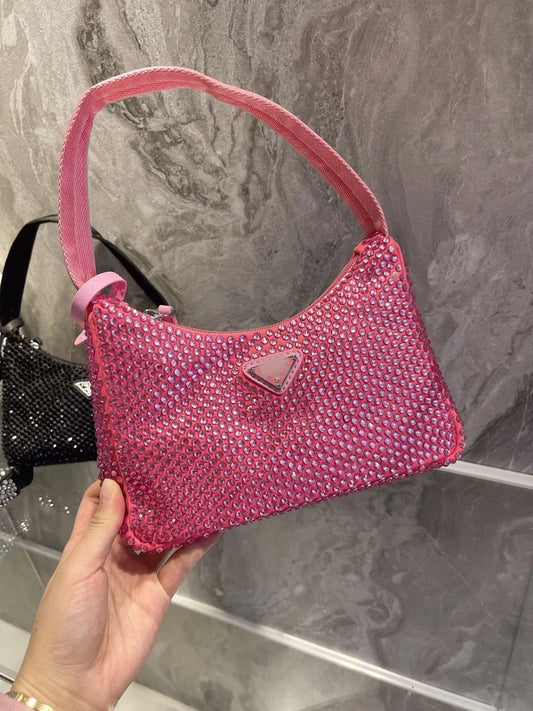 LUX P DIAMOND BAG PINK | LuxaRovaCo.