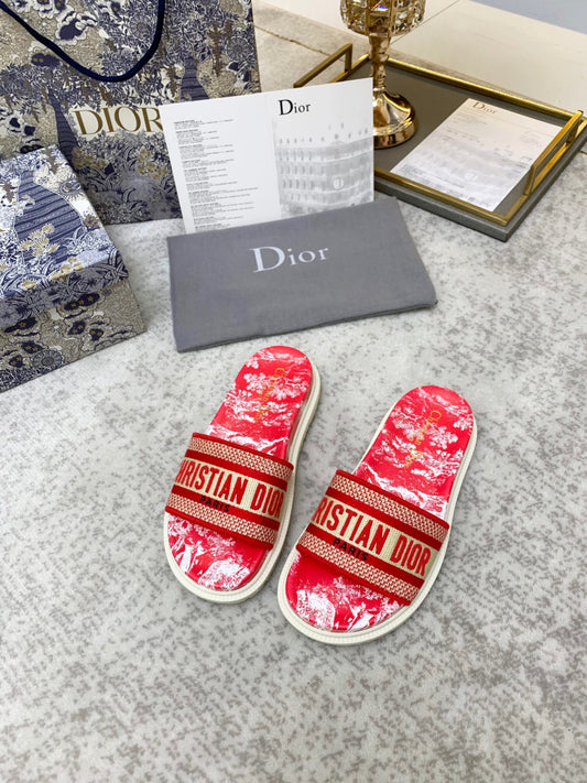 Christian Dior Sandals RED/WHITE