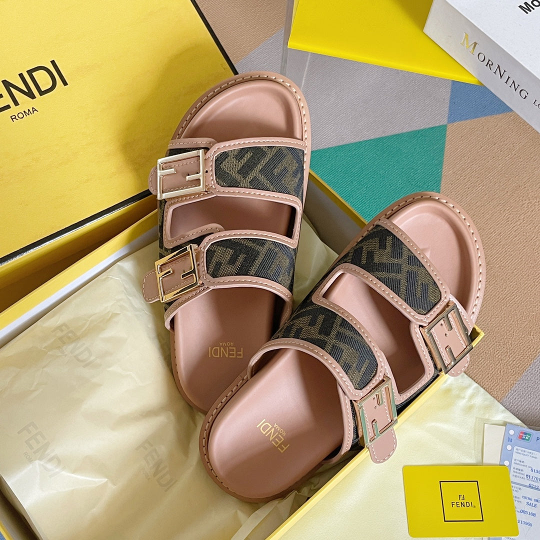 Fendi Double Strap Sandals