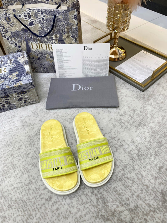 Christian Dior Sandals YELLOW