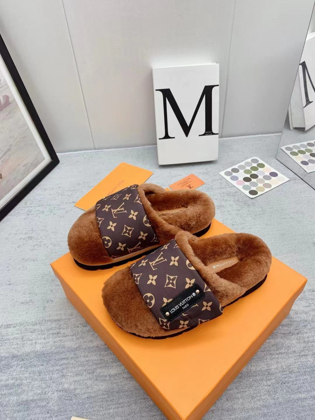 LV Slip On Slides