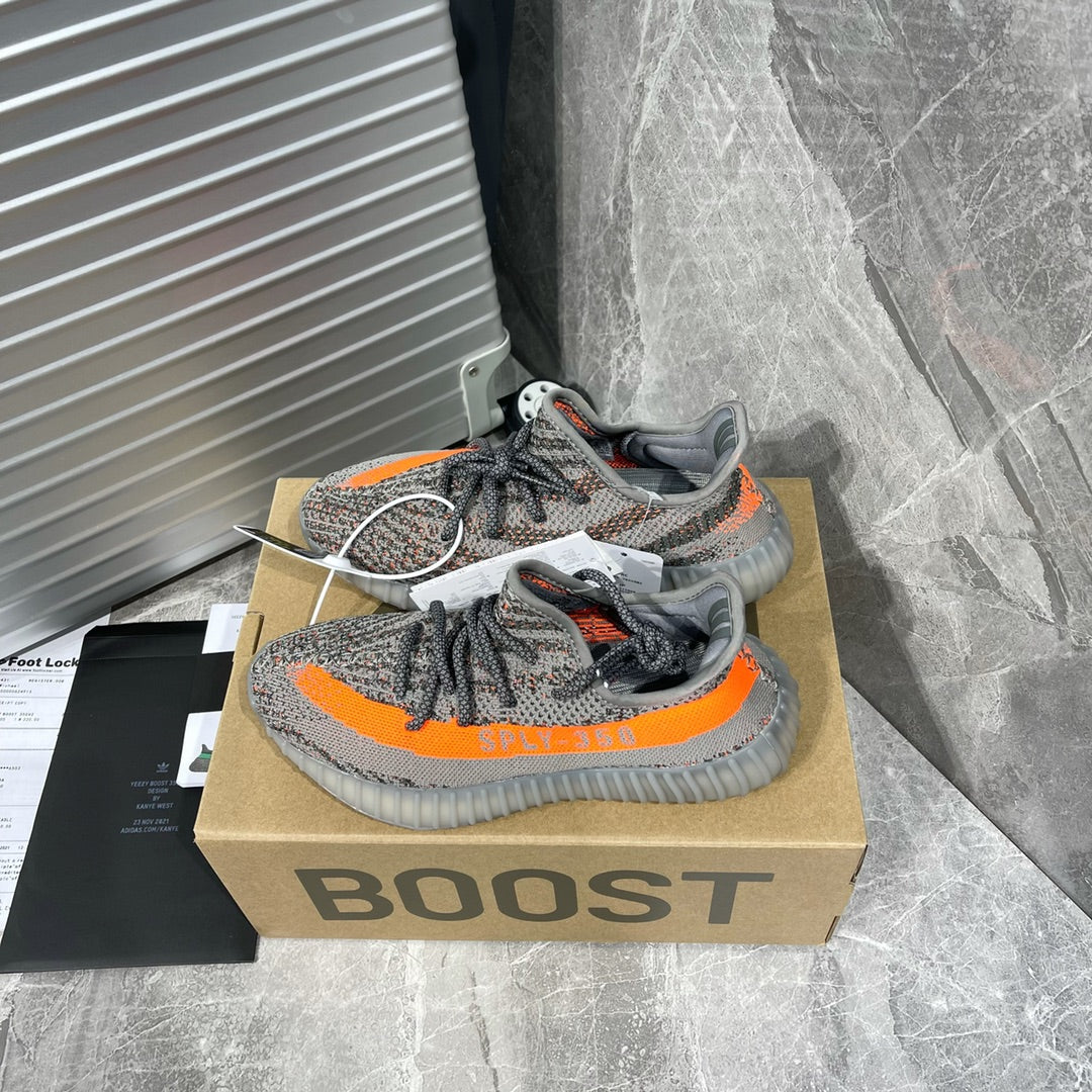 YEEZY BOOST 350 CORE ORANGE/GREY